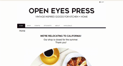 Desktop Screenshot of openeyespress.com